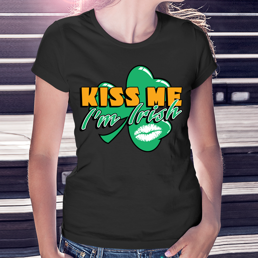 Kiss Me I’m Irish (Ladies) Devine Design Antrim